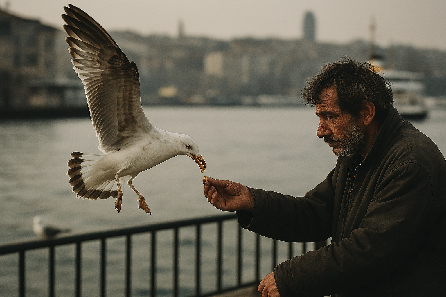 Bir Martı Daha Eksildi - Martı ve İnsan